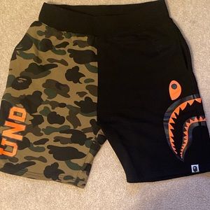 Bape X undefeated shorts